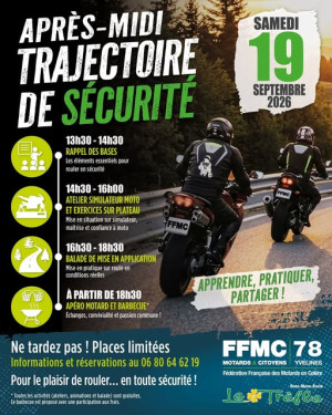Après-midi Trajectoire avec la FFMC 78